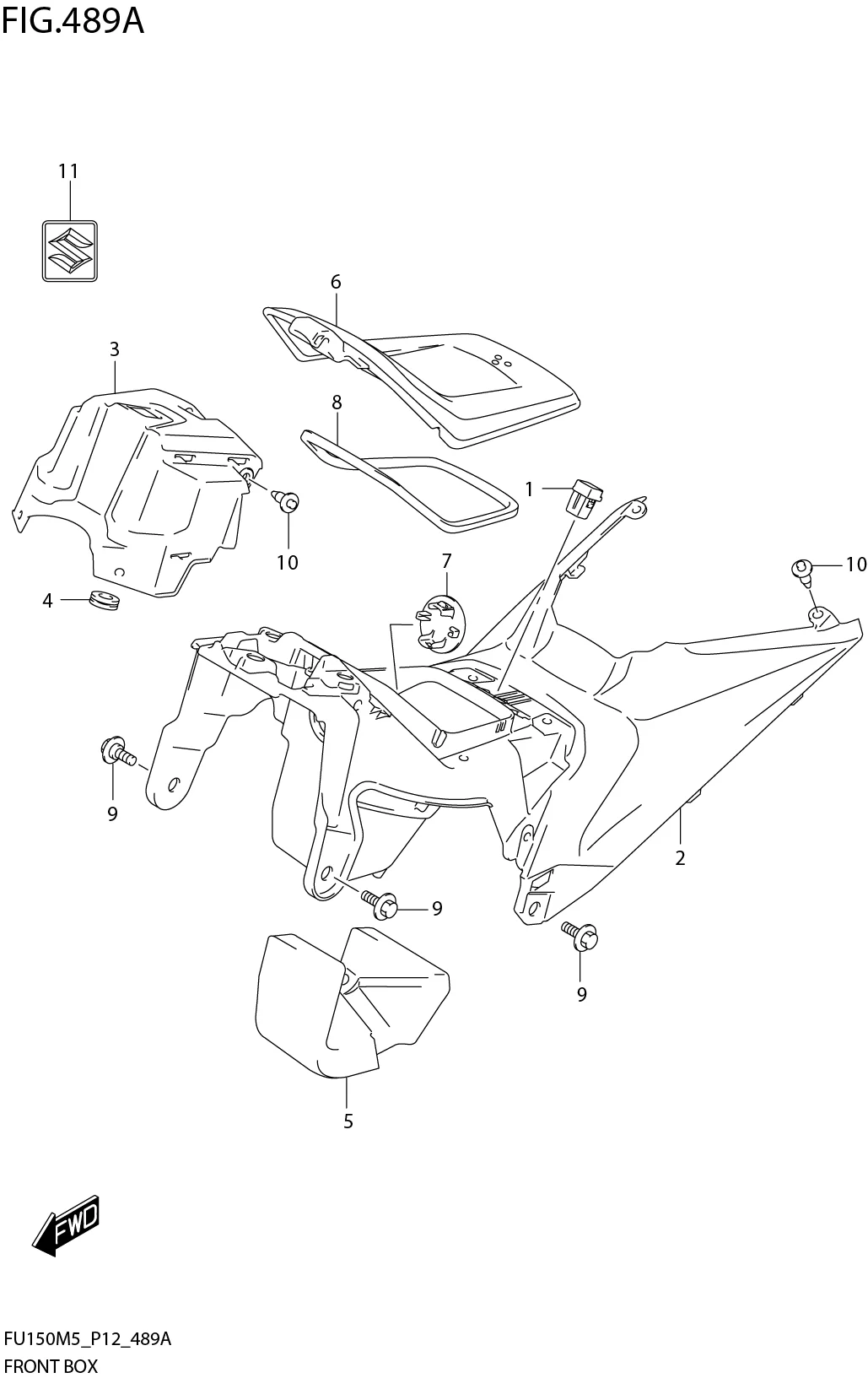 FIG. 489A FRONT BOX (FU150RFM5_P12)