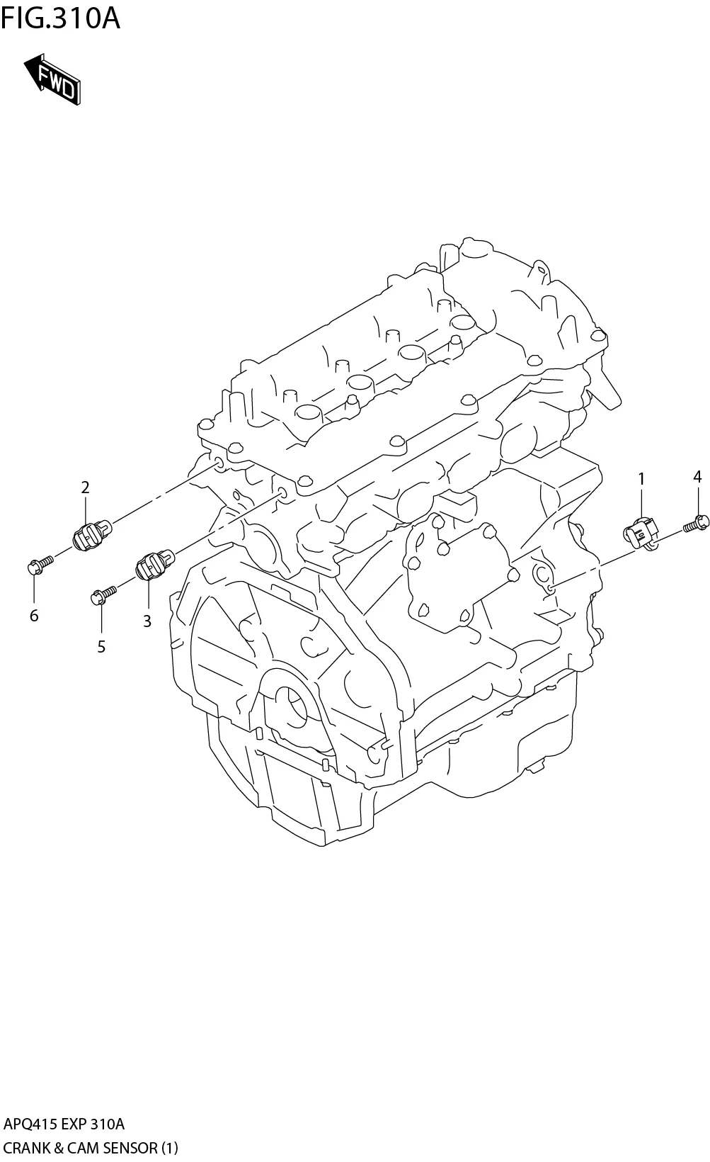 FIG.310A2-B-13CRANK & CAM SENSOR (K15C)