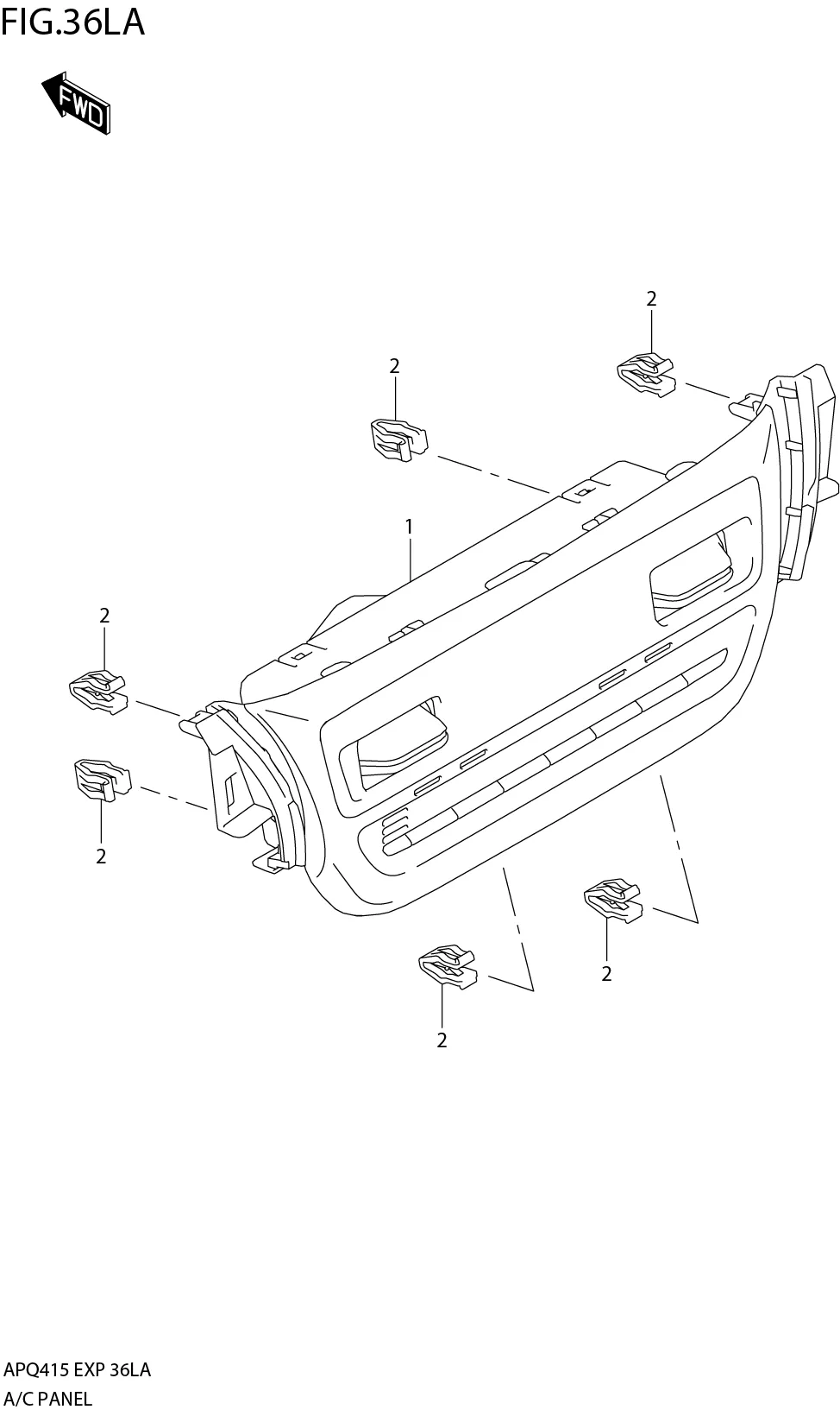 FIG.36LA3-F-11A/C PANEL