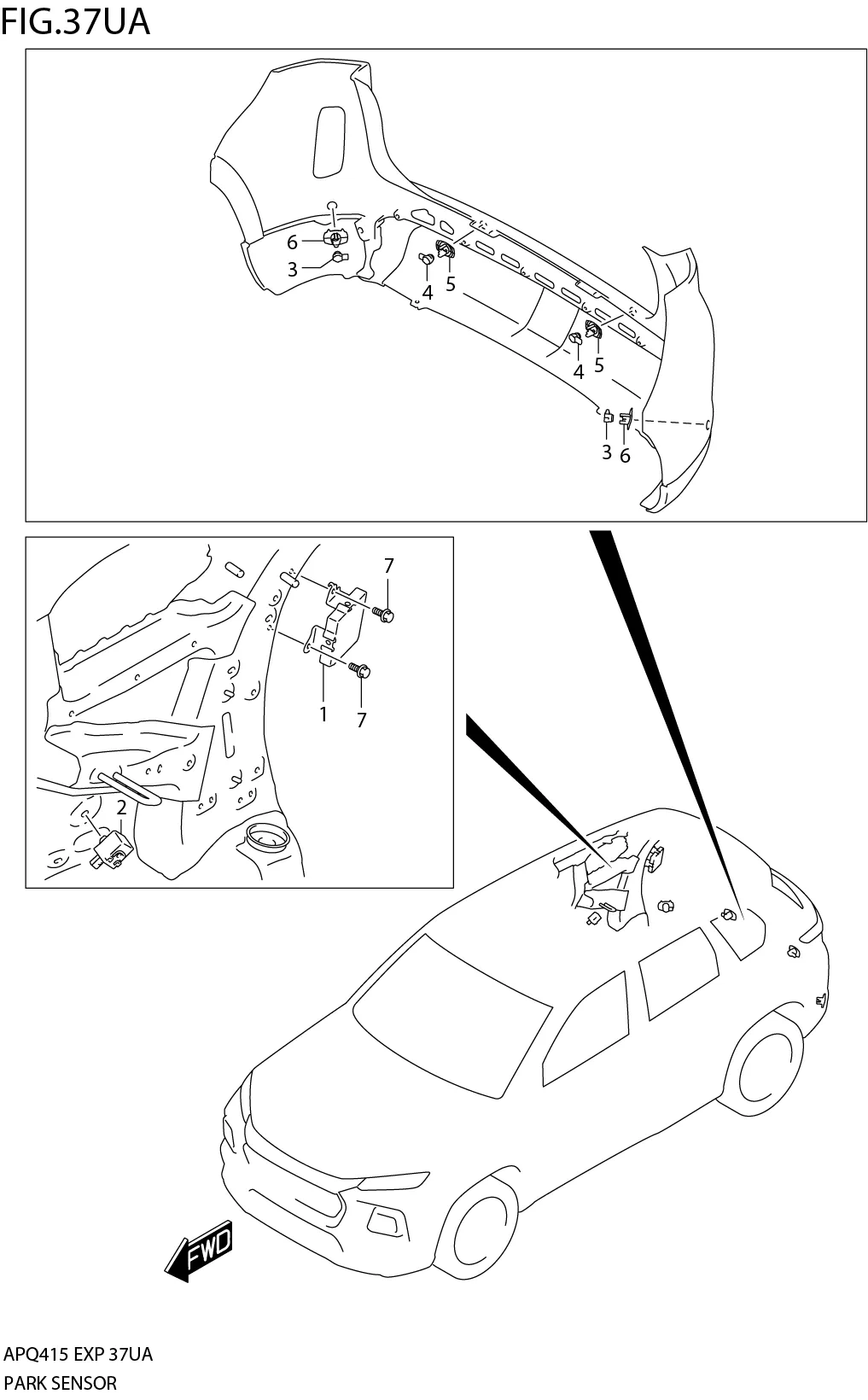 FIG.37UA3-K-4 PARK SENSOR