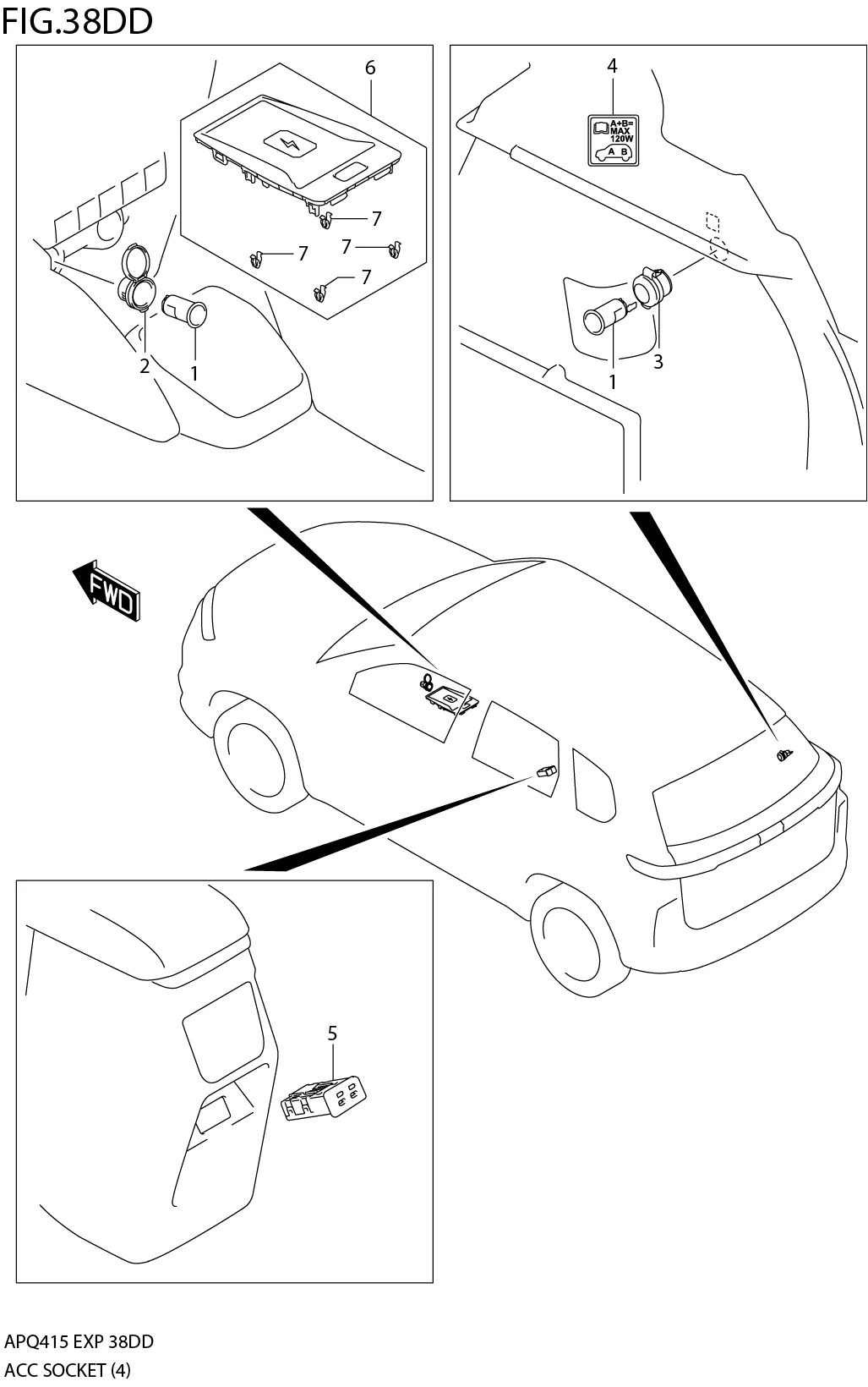 FIG.38DD3-L-5 ACC SOCKET (GLX:TYPE 4)