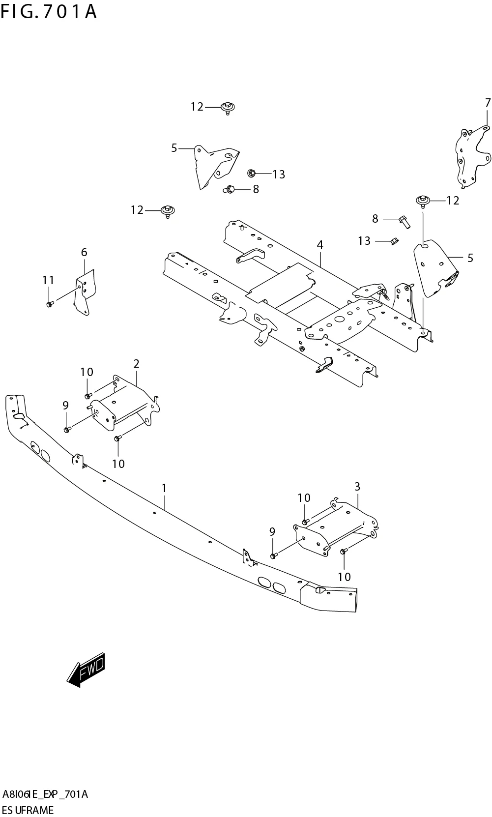 FIG. 701A ESU FRAME