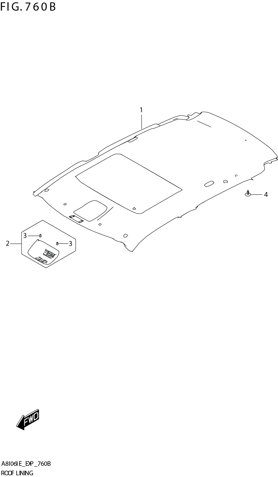 FIG. 760B ROOF LINING(W_SUN_RF)