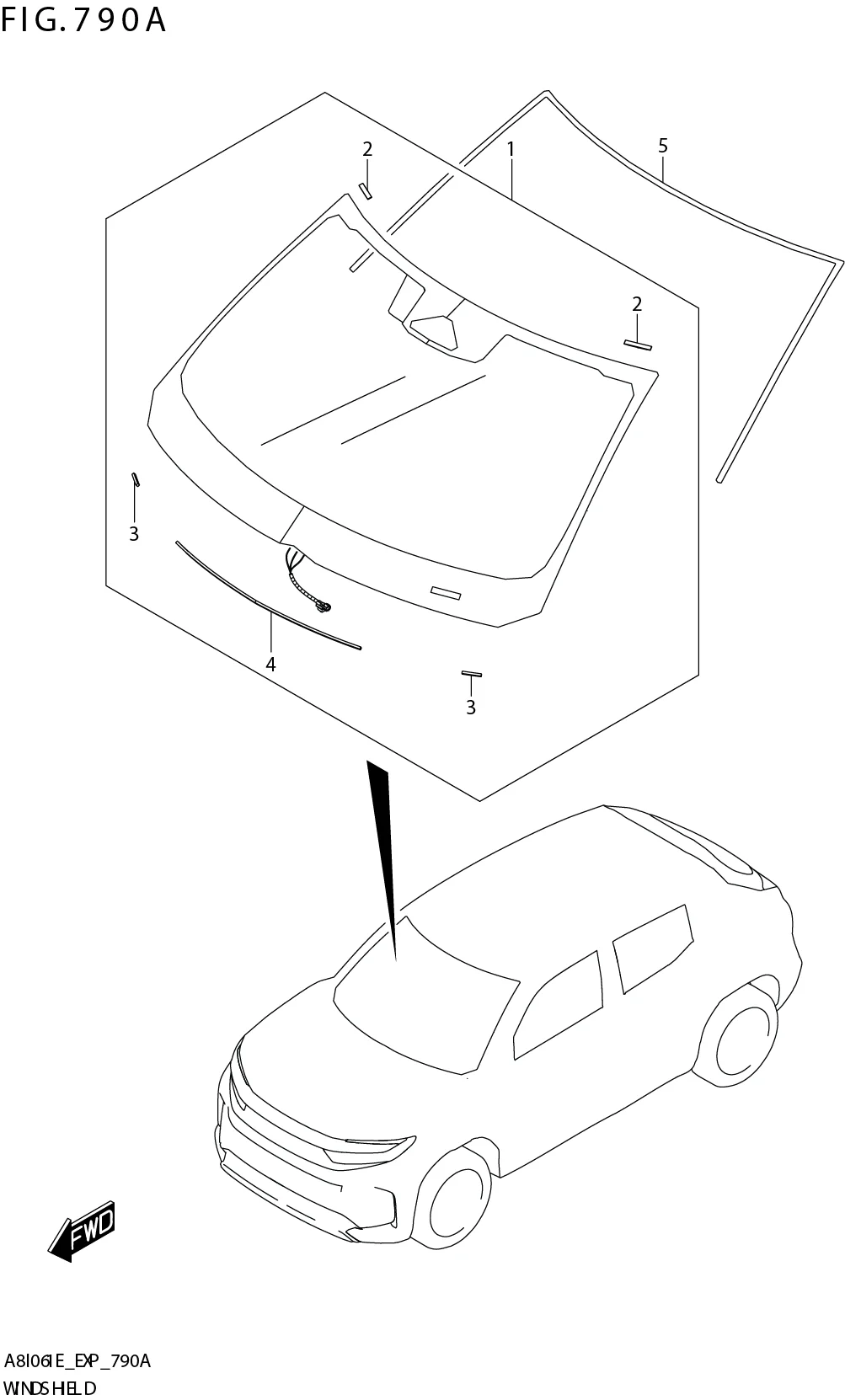 FIG. 790A WINDSHIELD