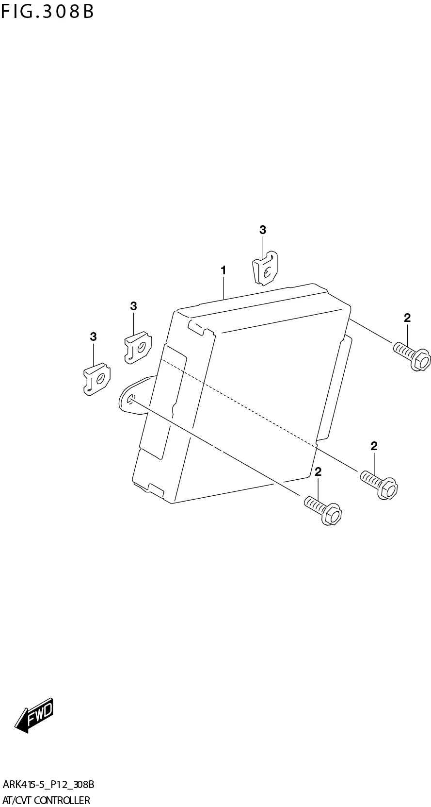 FIG. 308B AT/CVTCONTROLLER (4A T:W_EASS)
