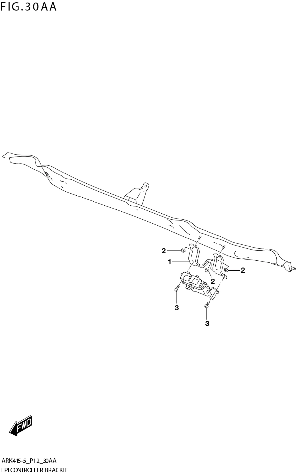 FIG. 30AA EPI CONTROLLER BRACKET