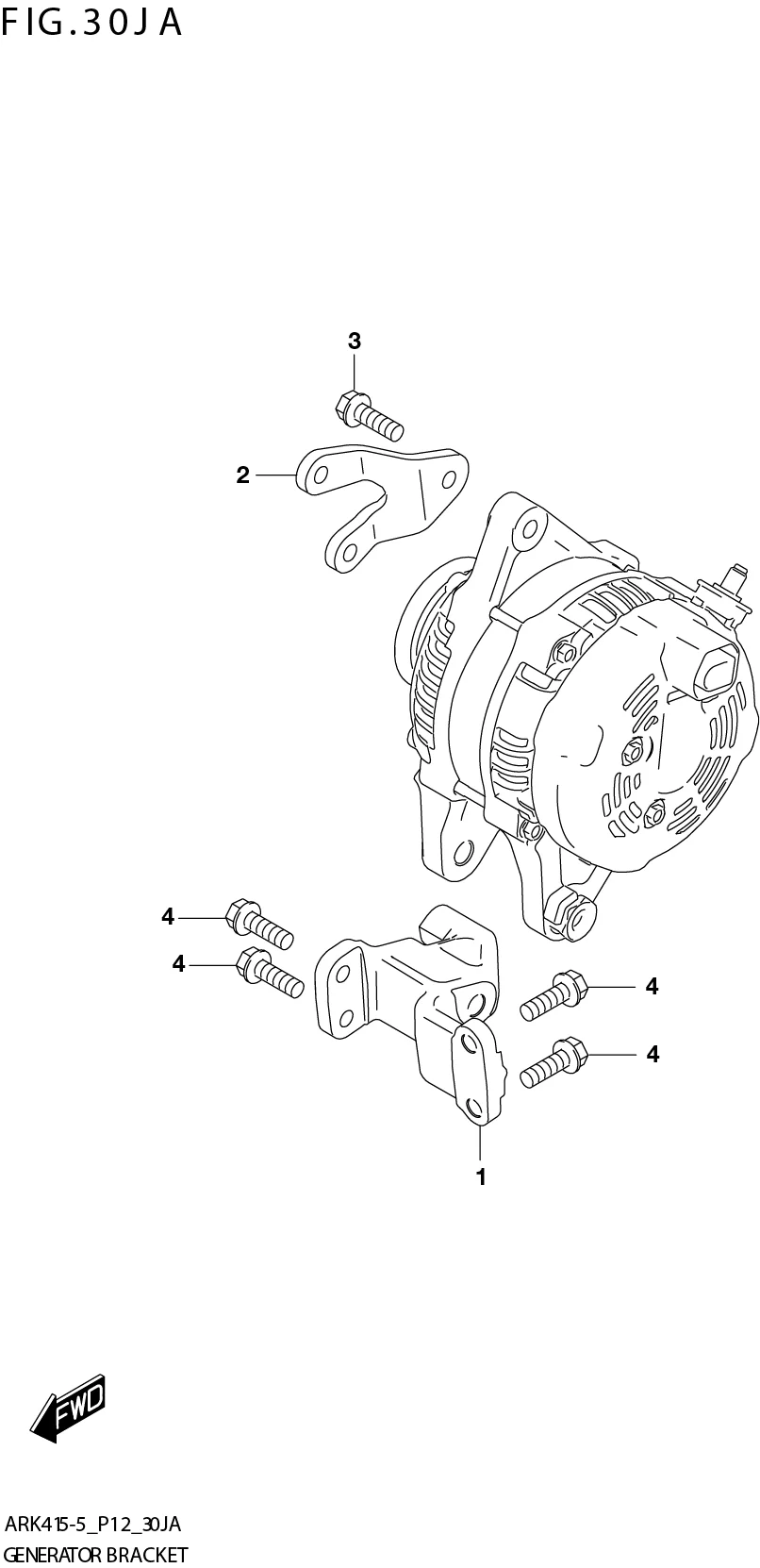FIG. 30JA GENERATOR BRACKET (N_EASS)