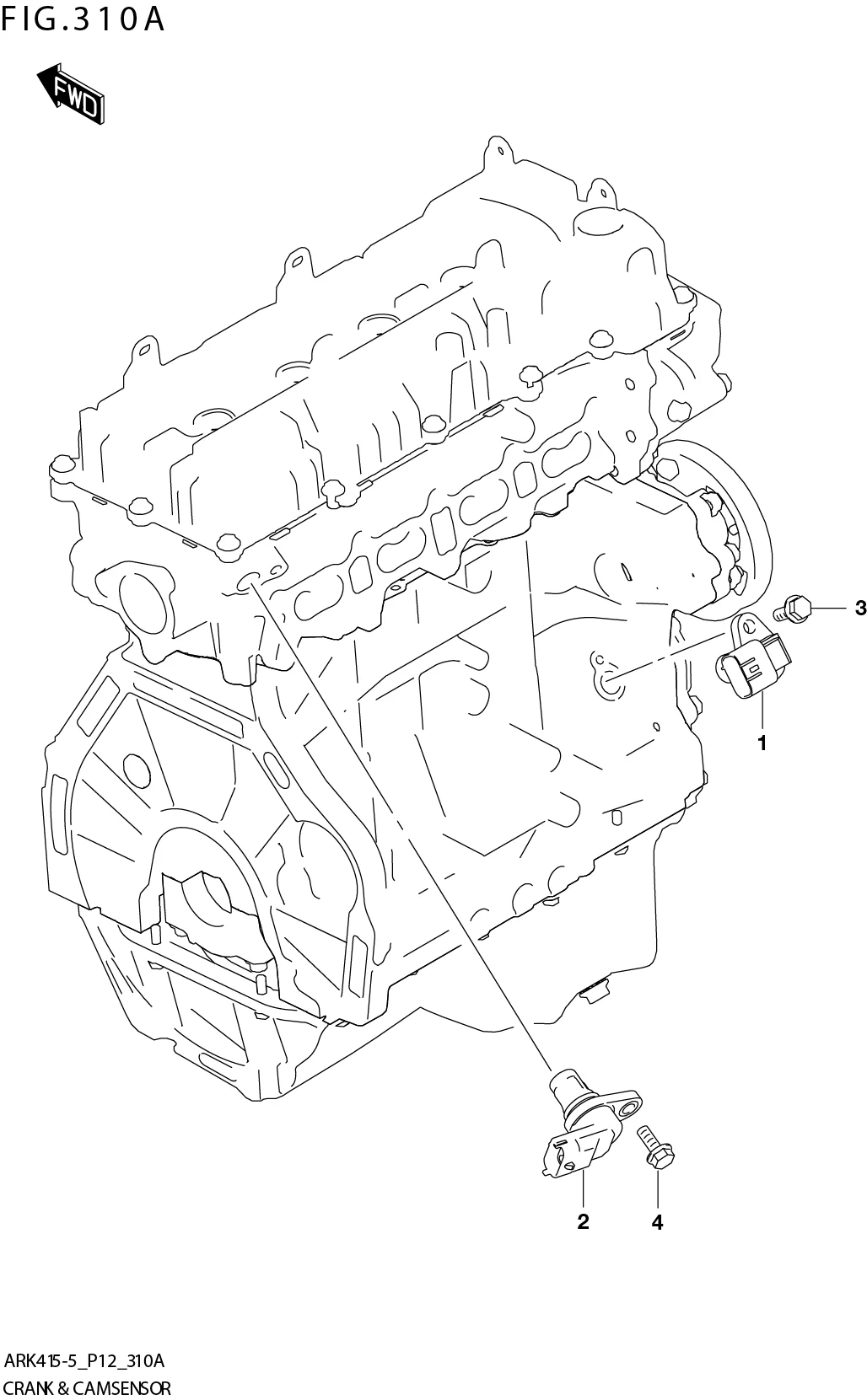 FIG. 310A CRANK & CAM SENSOR