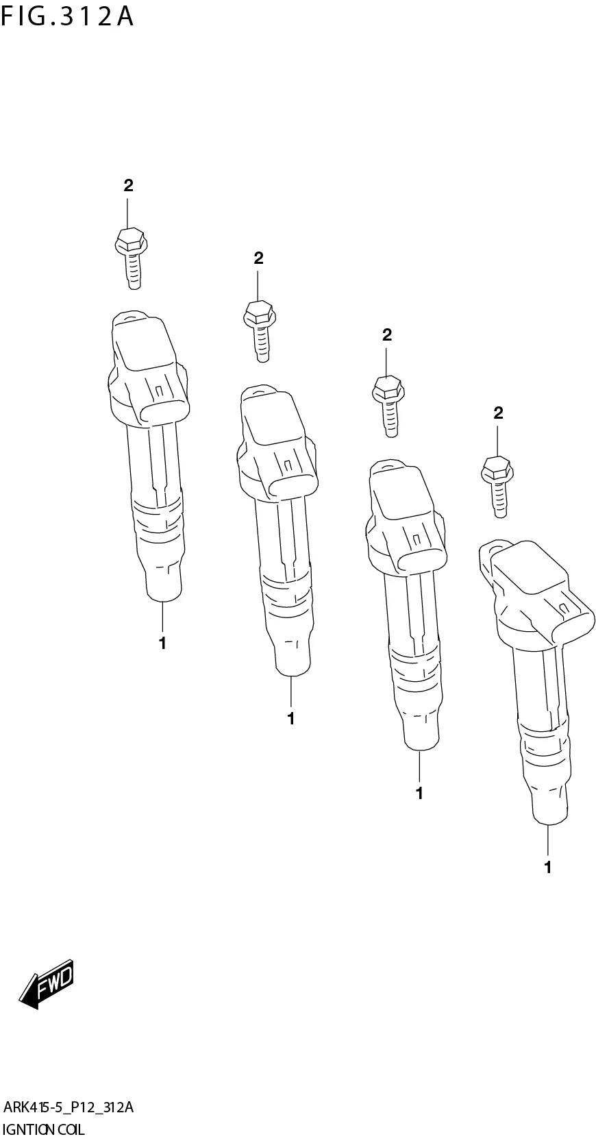 FIG. 312A IGNITION COIL (N_EASS)