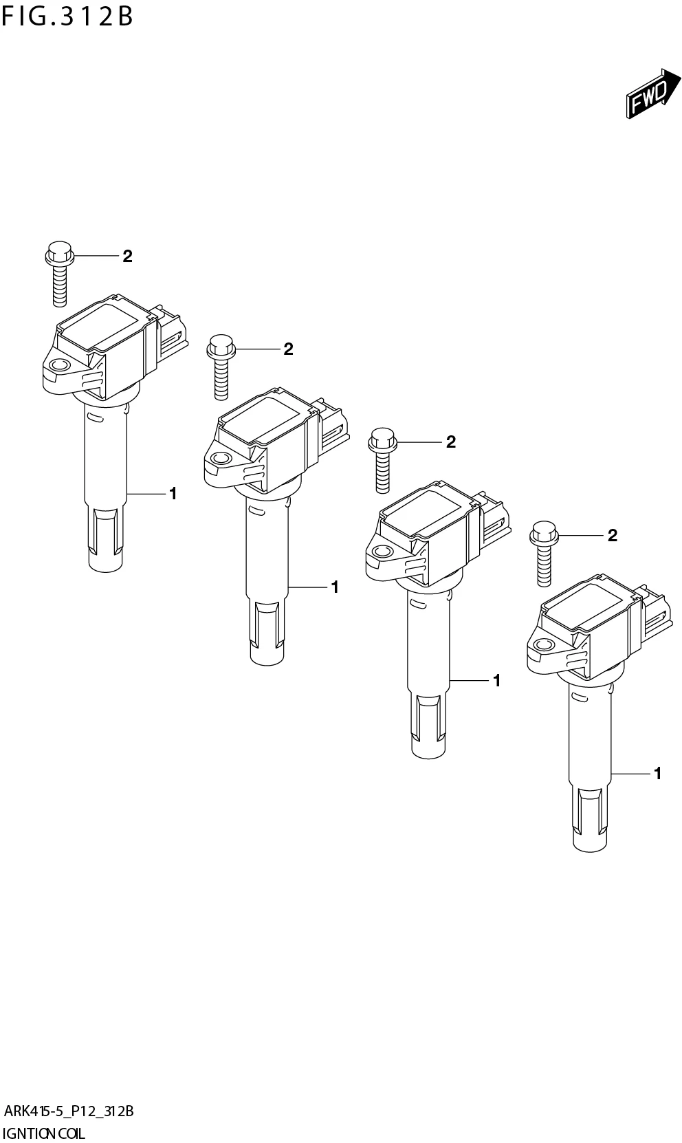 FIG. 312B IGNITION COIL (W_EASS)