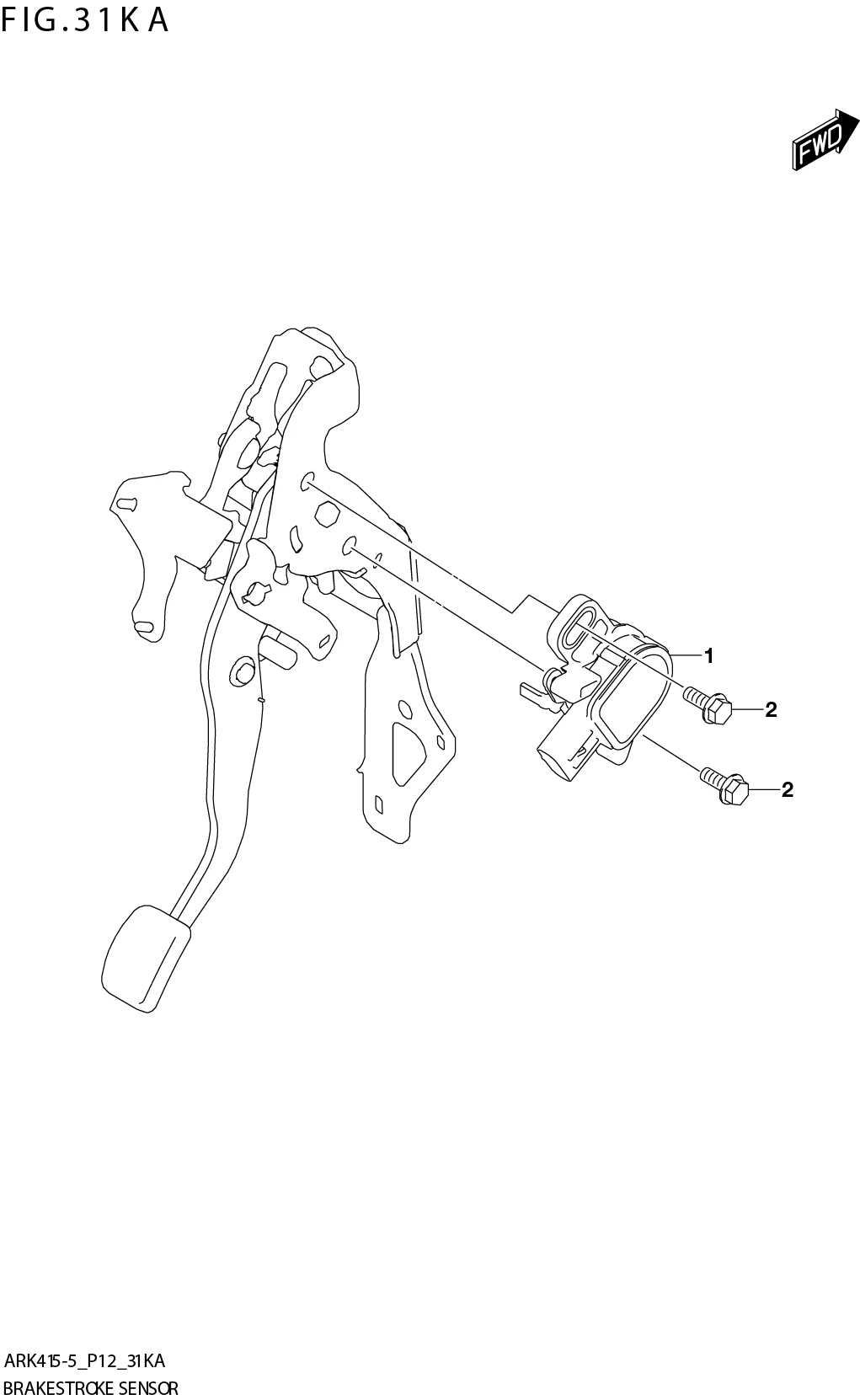 FIG. 31KA BRAKE STROKE SENSOR (W_EASS)