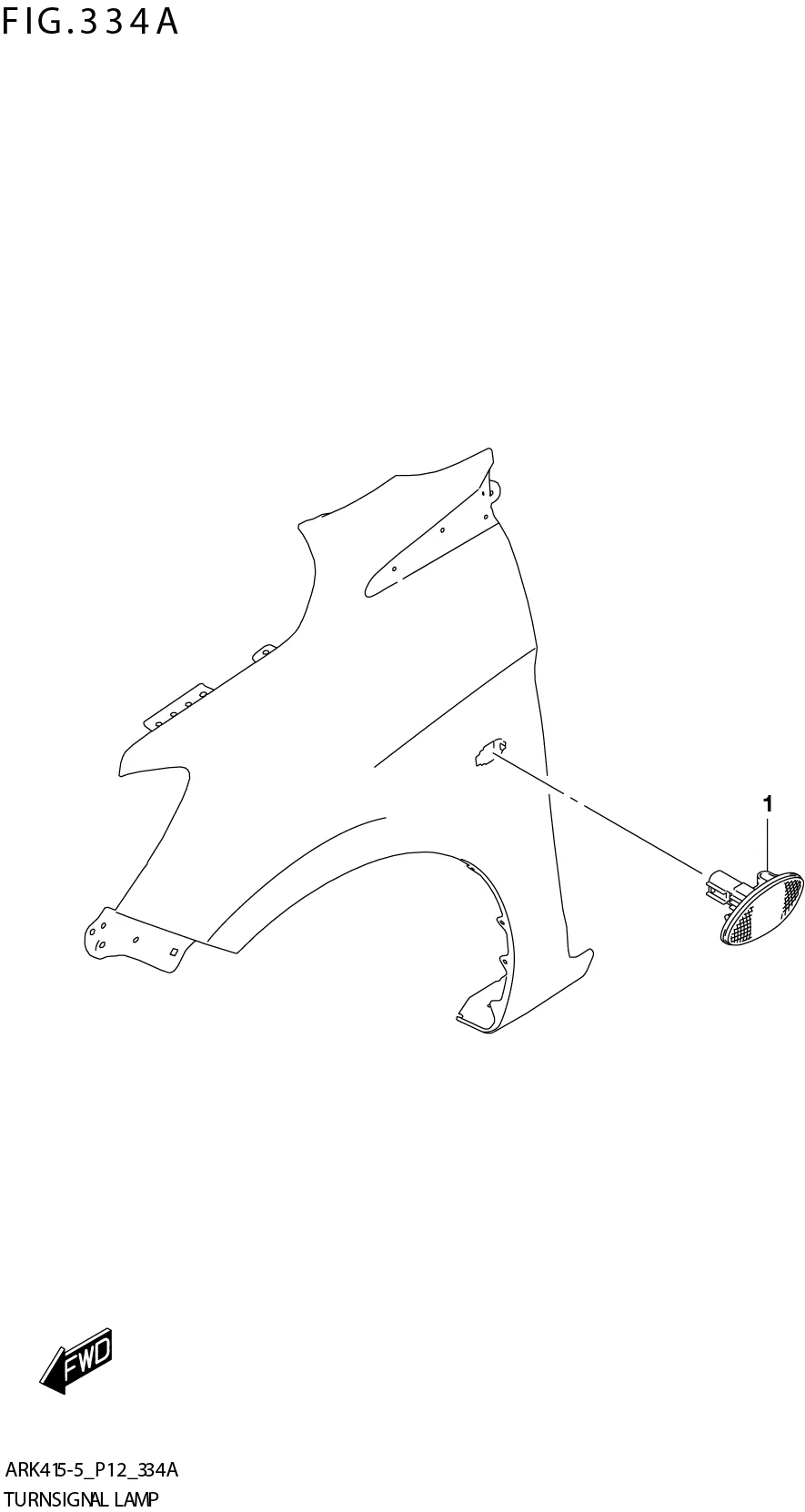 FIG. 334A TURN SIGNAL LAMP (N_EASS:ERTIGA)