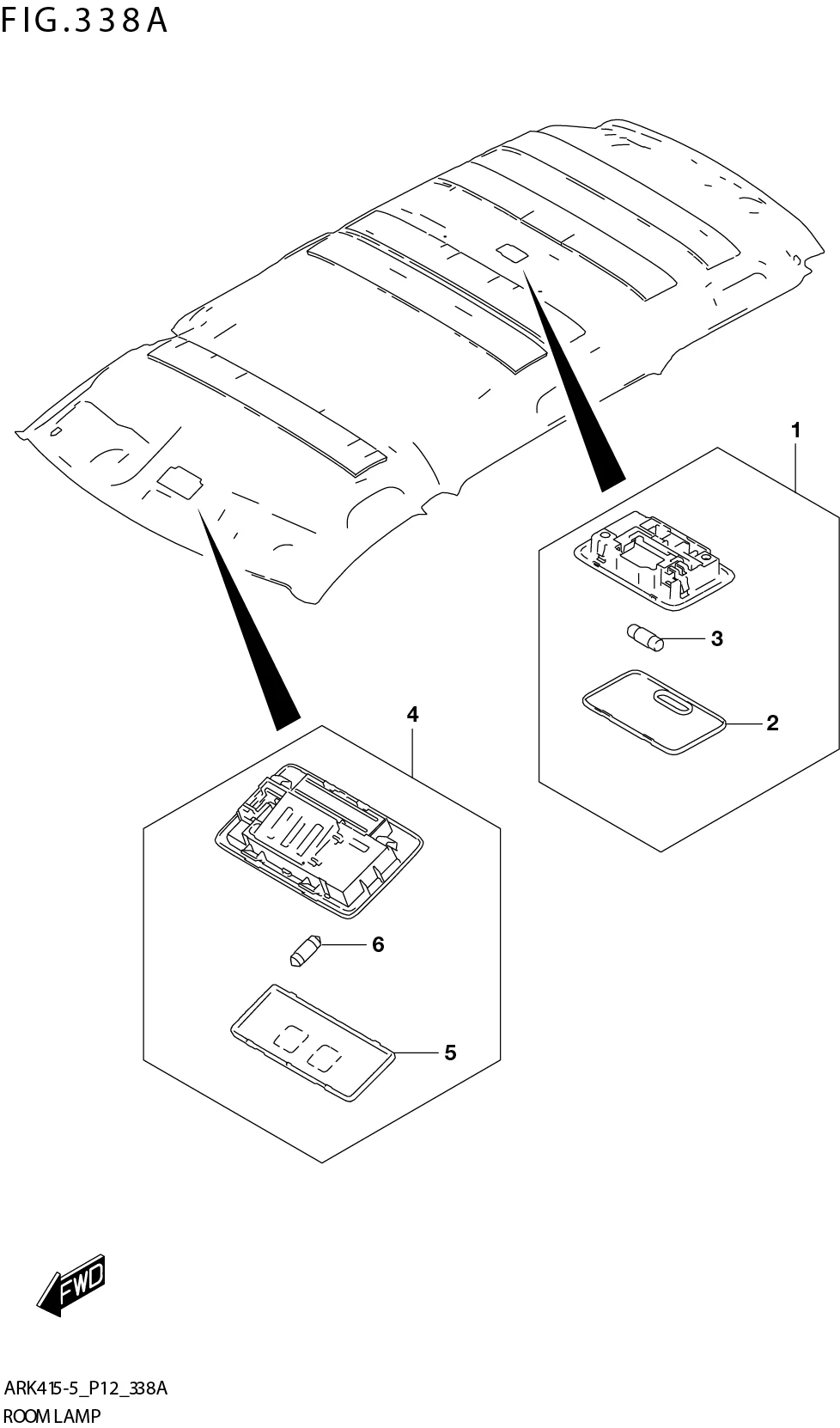 FIG. 338A ROOM LAMP (GA)