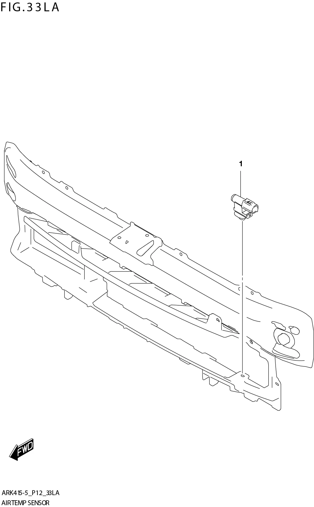 FIG. 33LA AIR TEMP SENSOR
