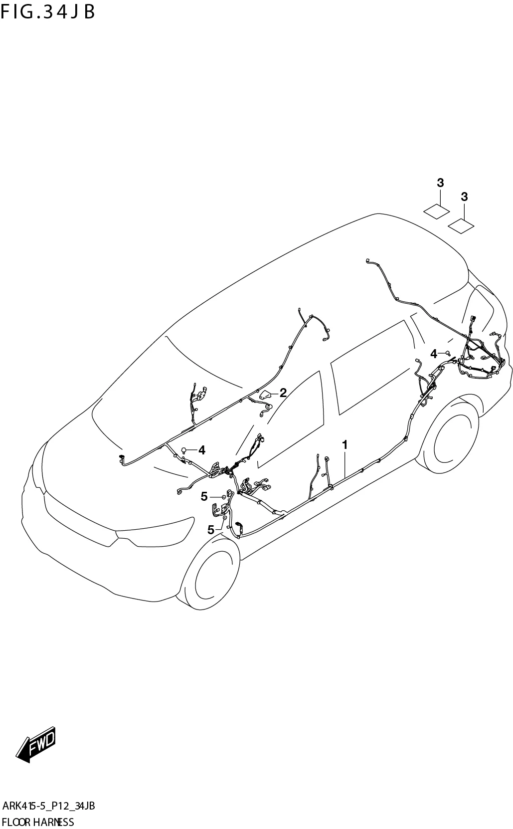 FIG. 34JB FLOOR HARNESS (GL:N_EASS)