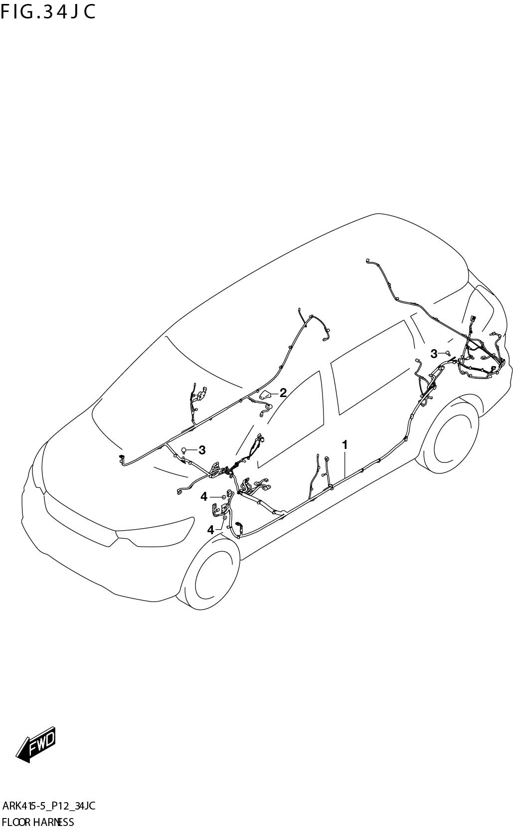 FIG. 34JC FLOOR HARNESS (W_EASS:ERTIGA)