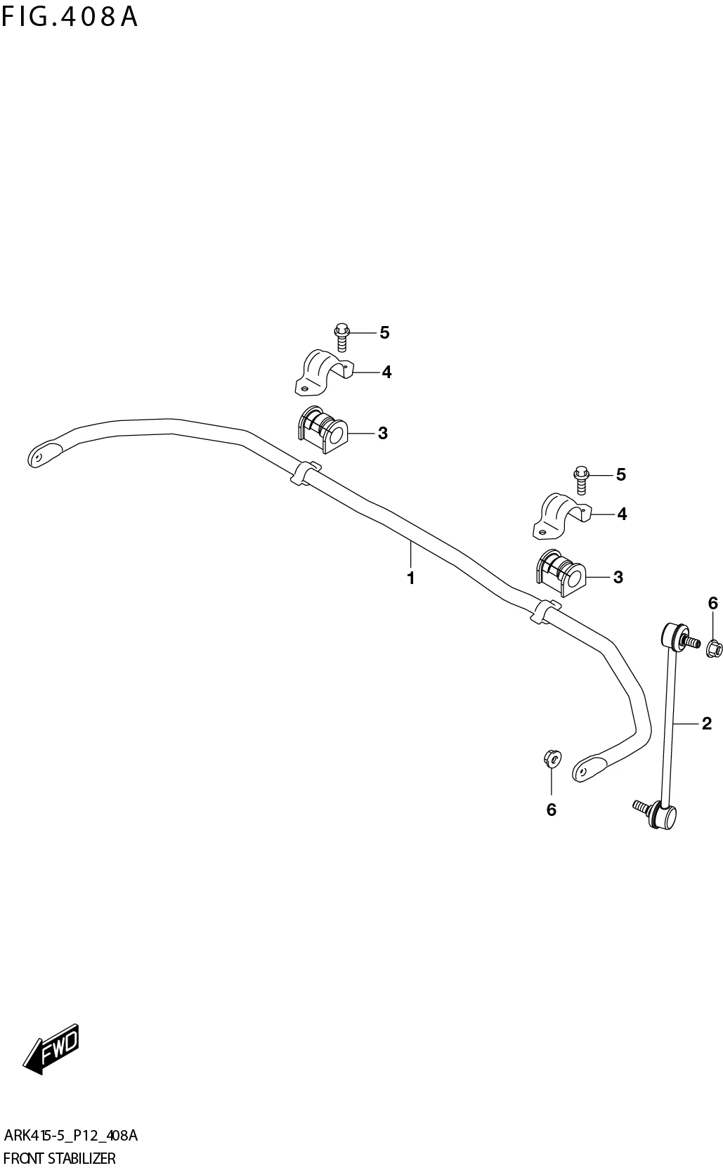 FIG. 408A FRONT STABILIZER
