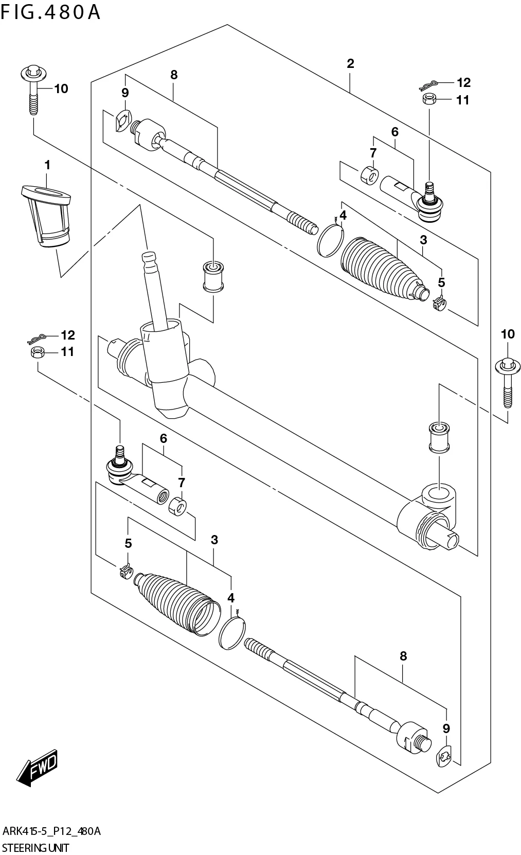 FIG. 480A STEERING UNIT
