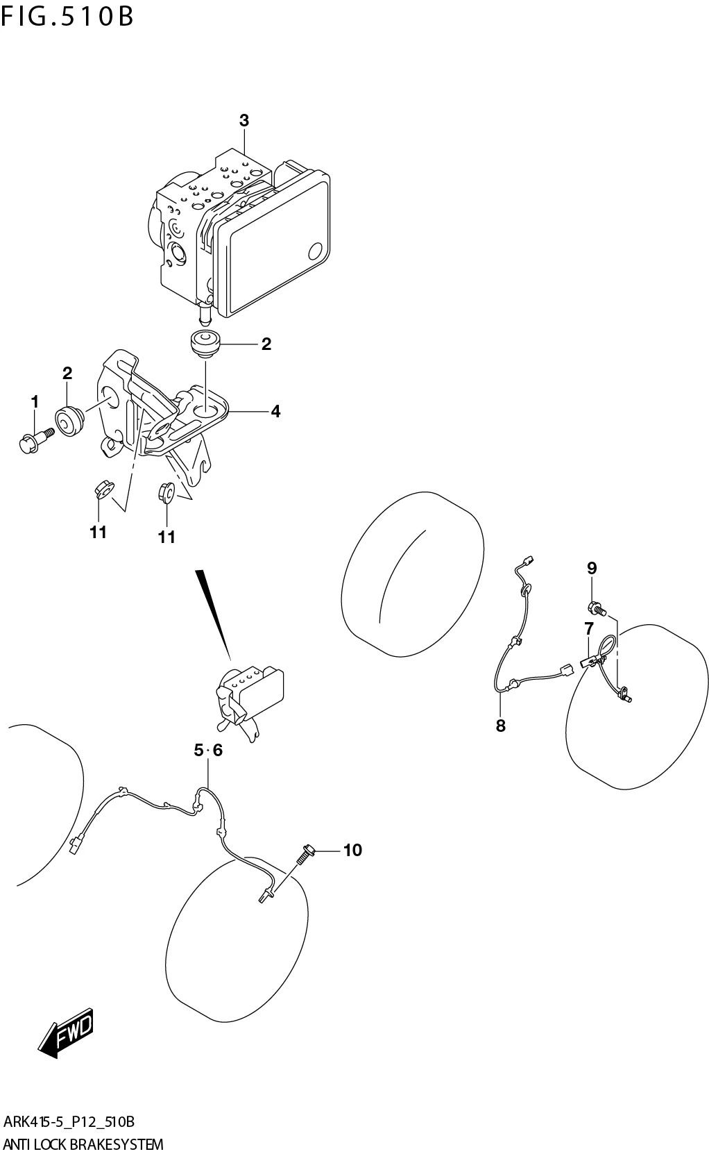 FIG. 510B ANTI LOCK BRAKE SYSTEM (W_ESP)