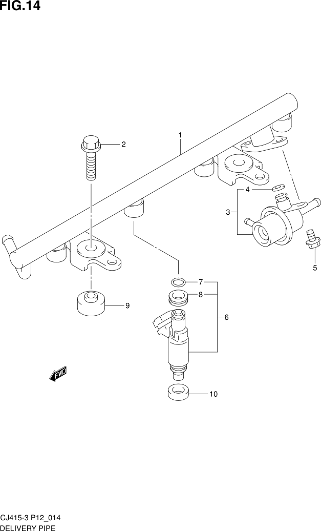 FIG.14 DELIVERY PIPE