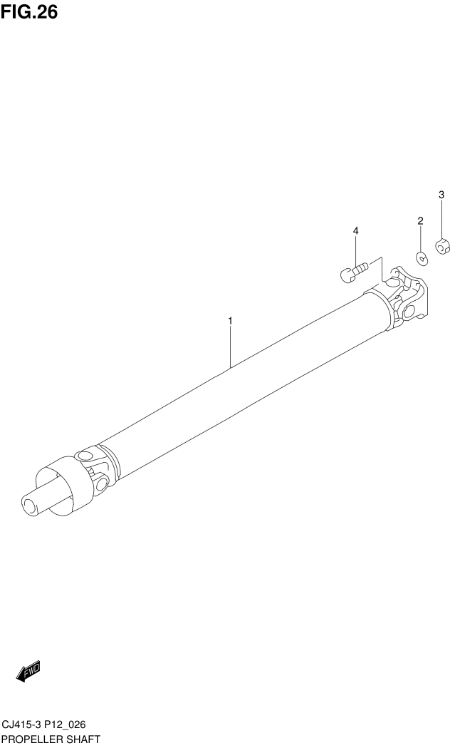 FIG.26 PROPELLER SHAFT