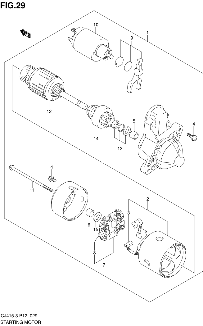 FIG.29 STARTING MOTOR