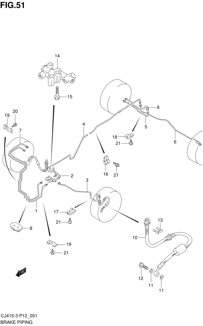 FIG.51 BRAKE PIPING