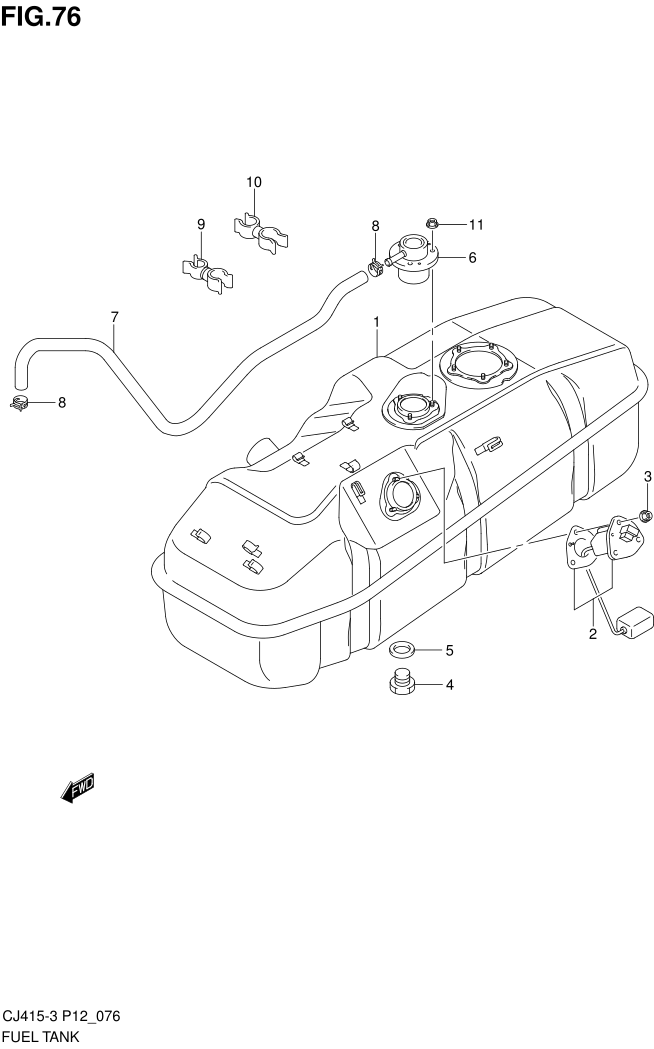 FIG.76 FUEL TANK