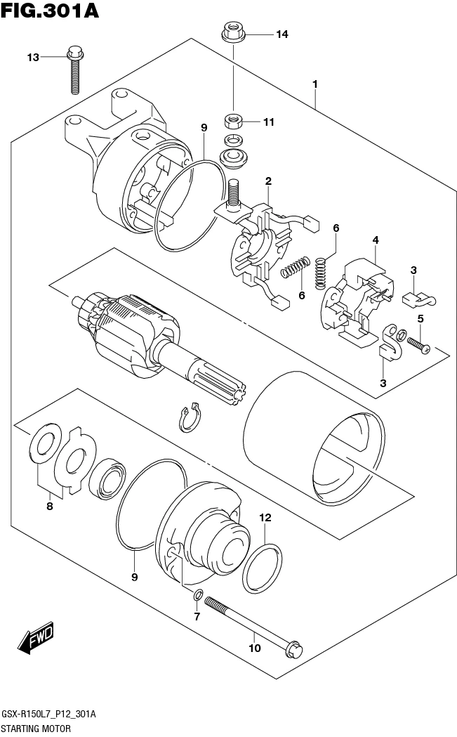FIG.301A STARTING MOTOR