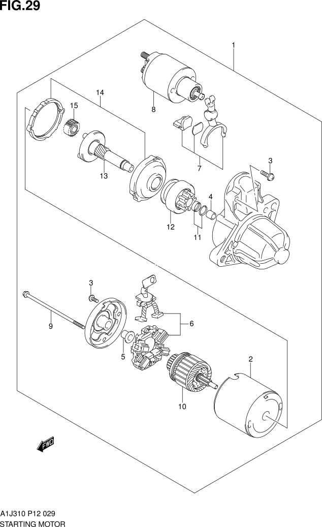 FIG. 29 STARTING MOTOR
