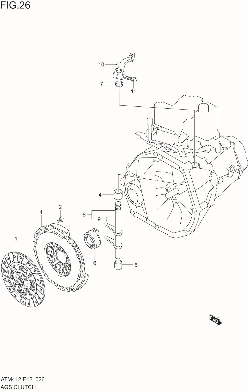 FIG.26 AGS CLUTCH (5AGS)