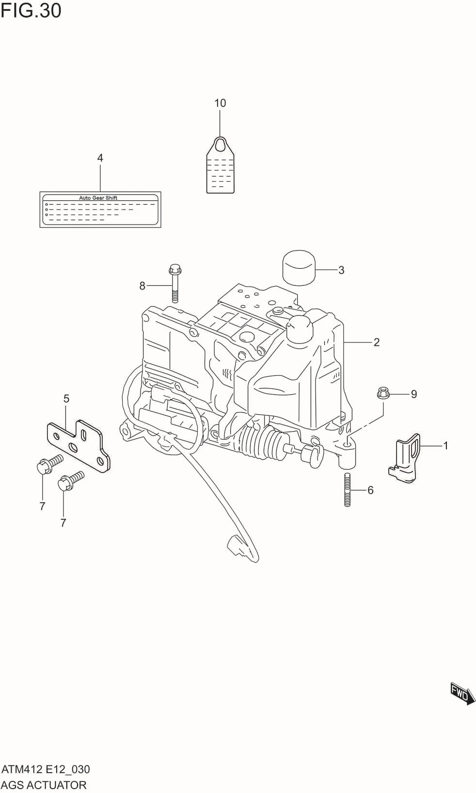 FIG.30 AGS ACTUATOR(5AGS)