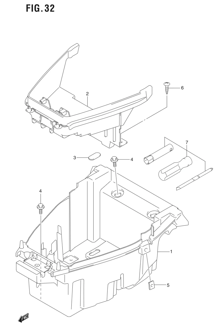 FIG. 32 LUGGAGE BOX