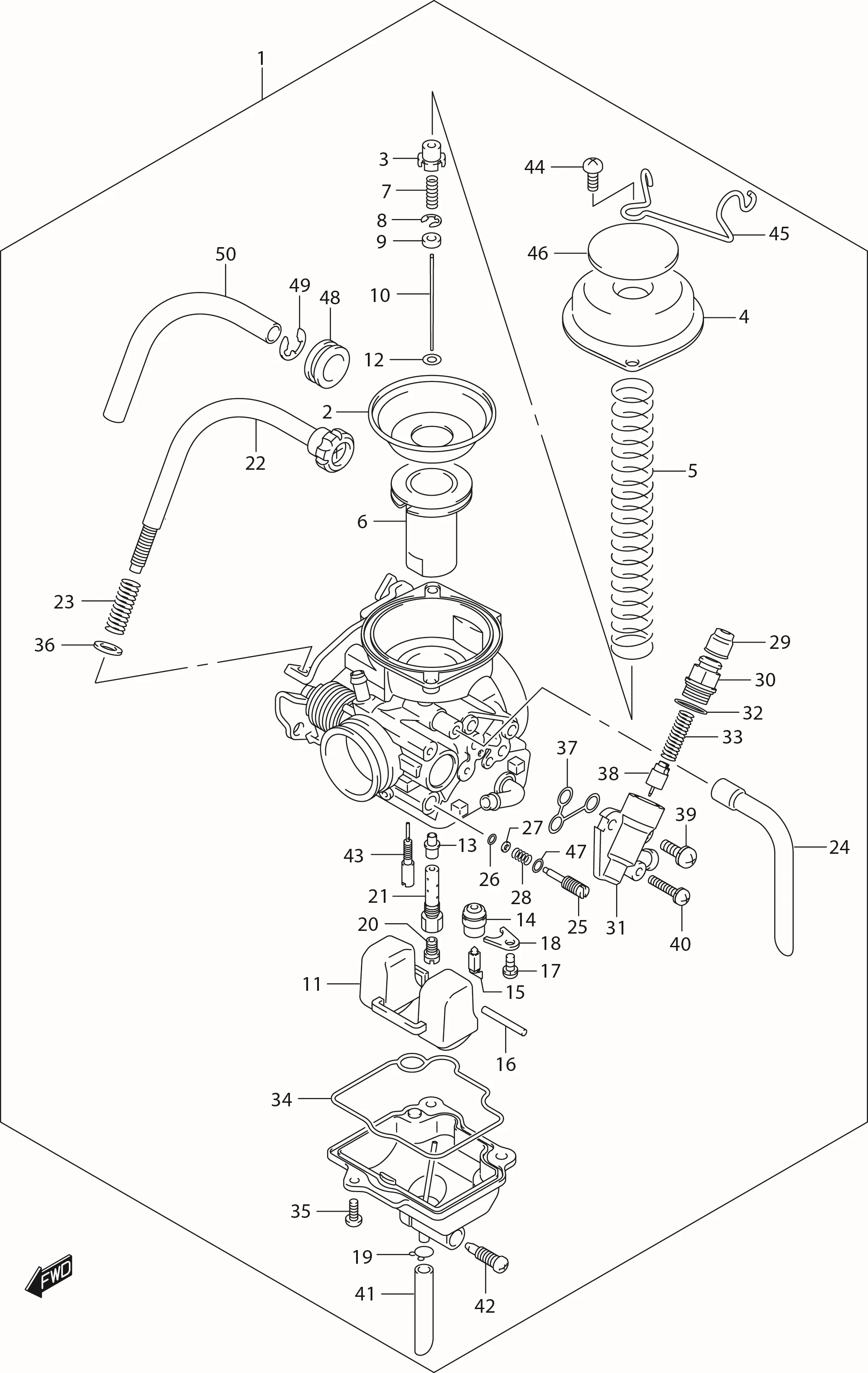 FIG.10 CARBURETOR