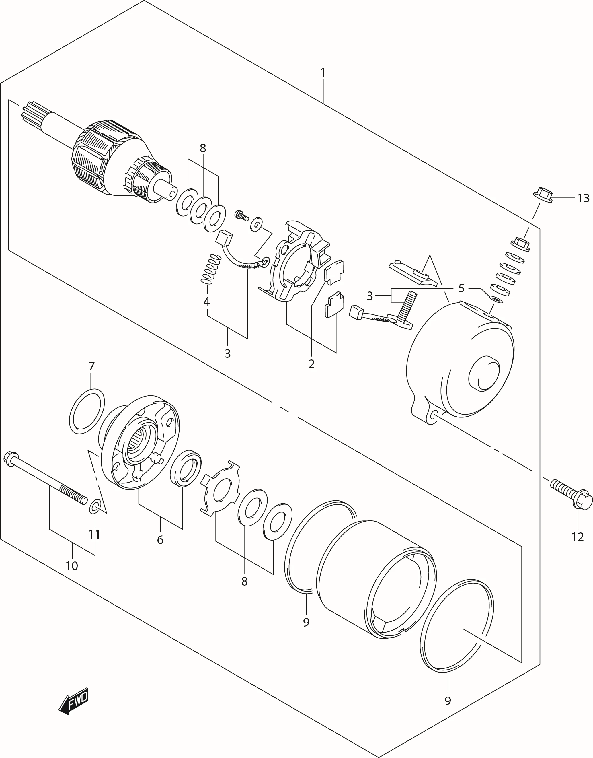 FIG.19 STARTING MOTOR