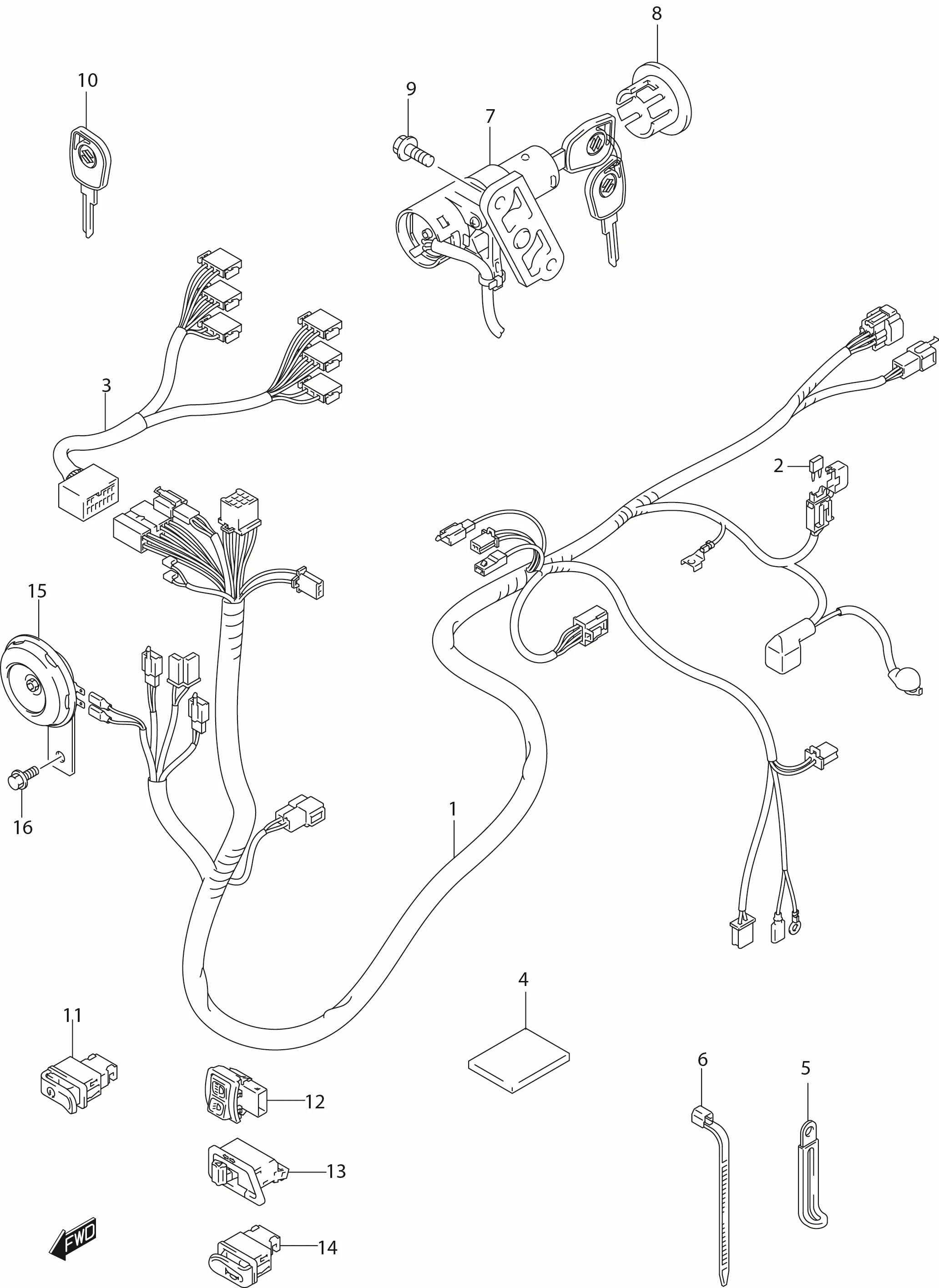 FIG.27 WIRING HARNESS