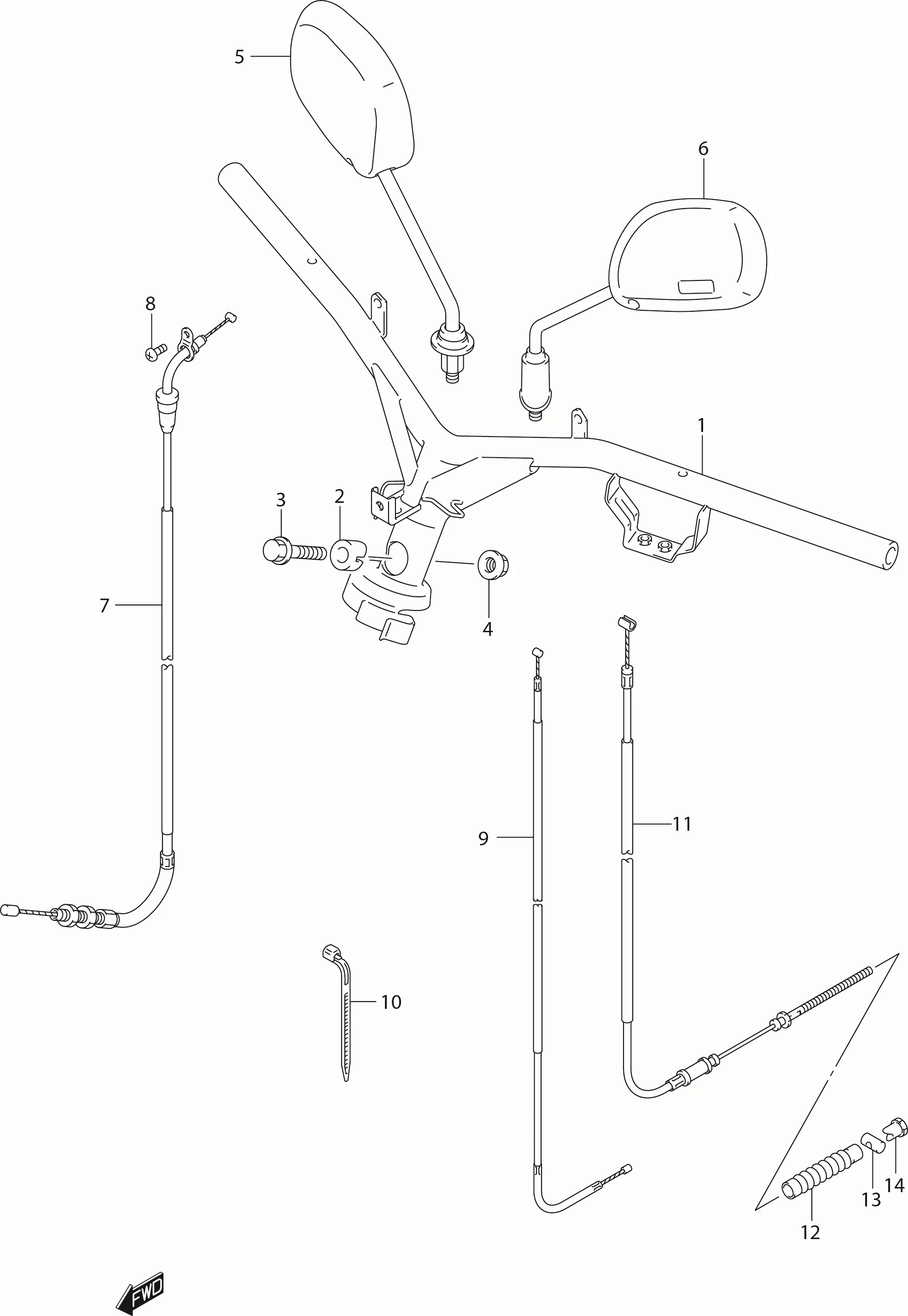 FIG.38 HANDLEBAR