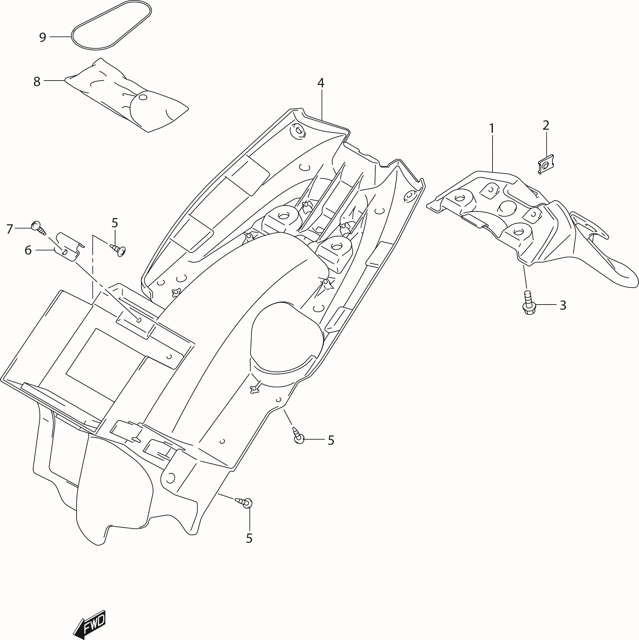 FIG.41 REAR FENDER