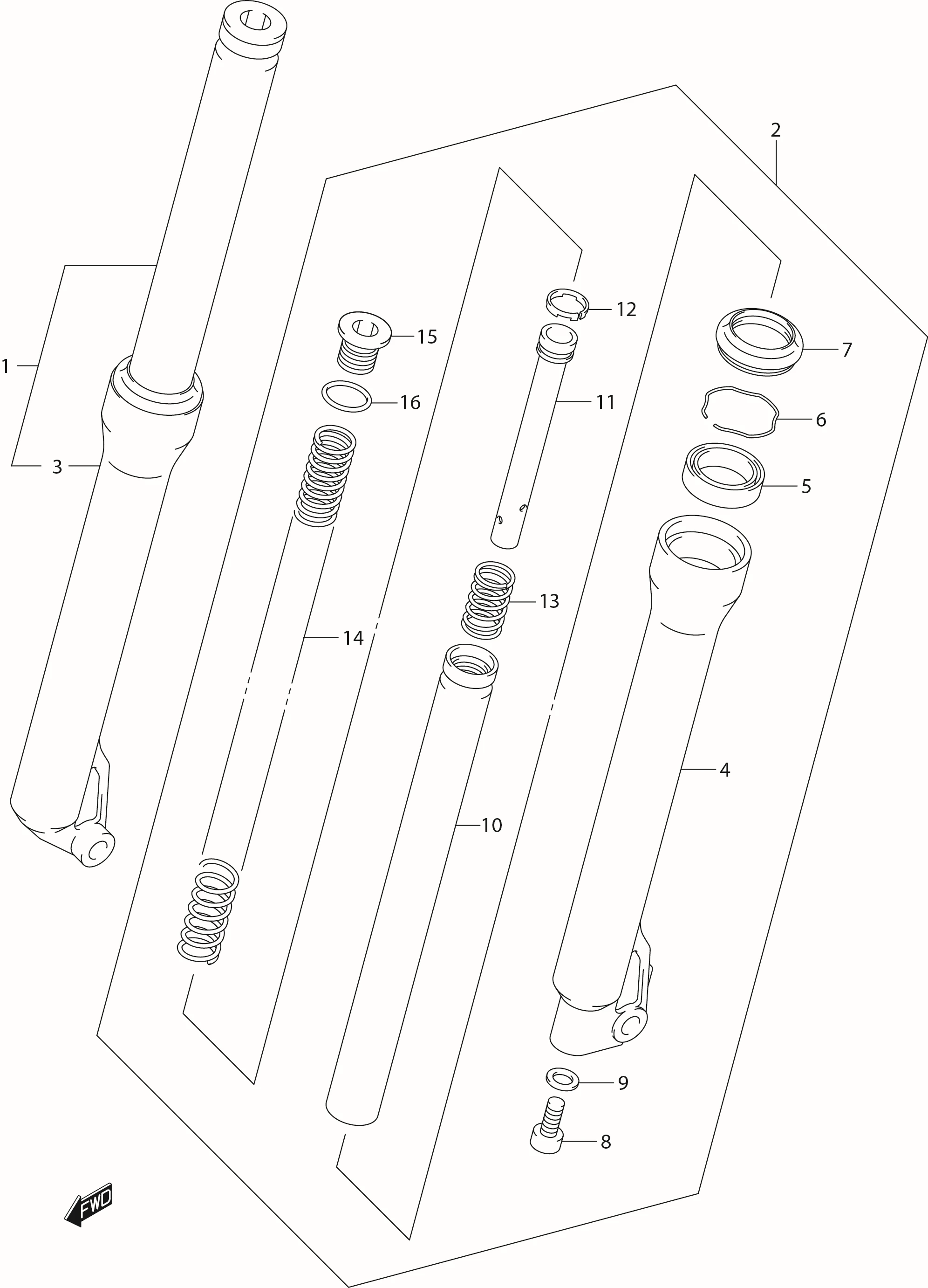 FIG.44 FRONT DAMPER