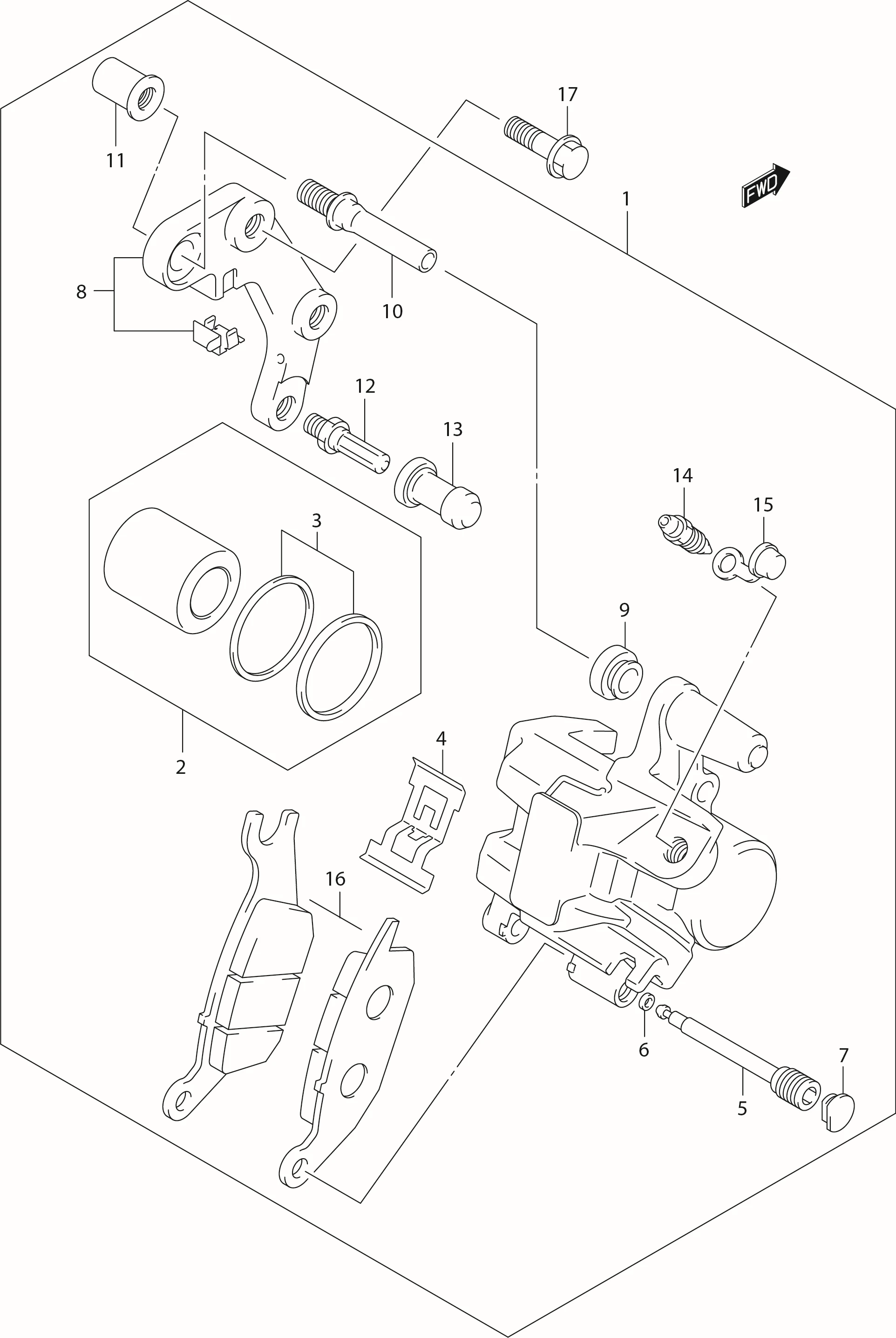 FIG.47 FRONT CALIPER