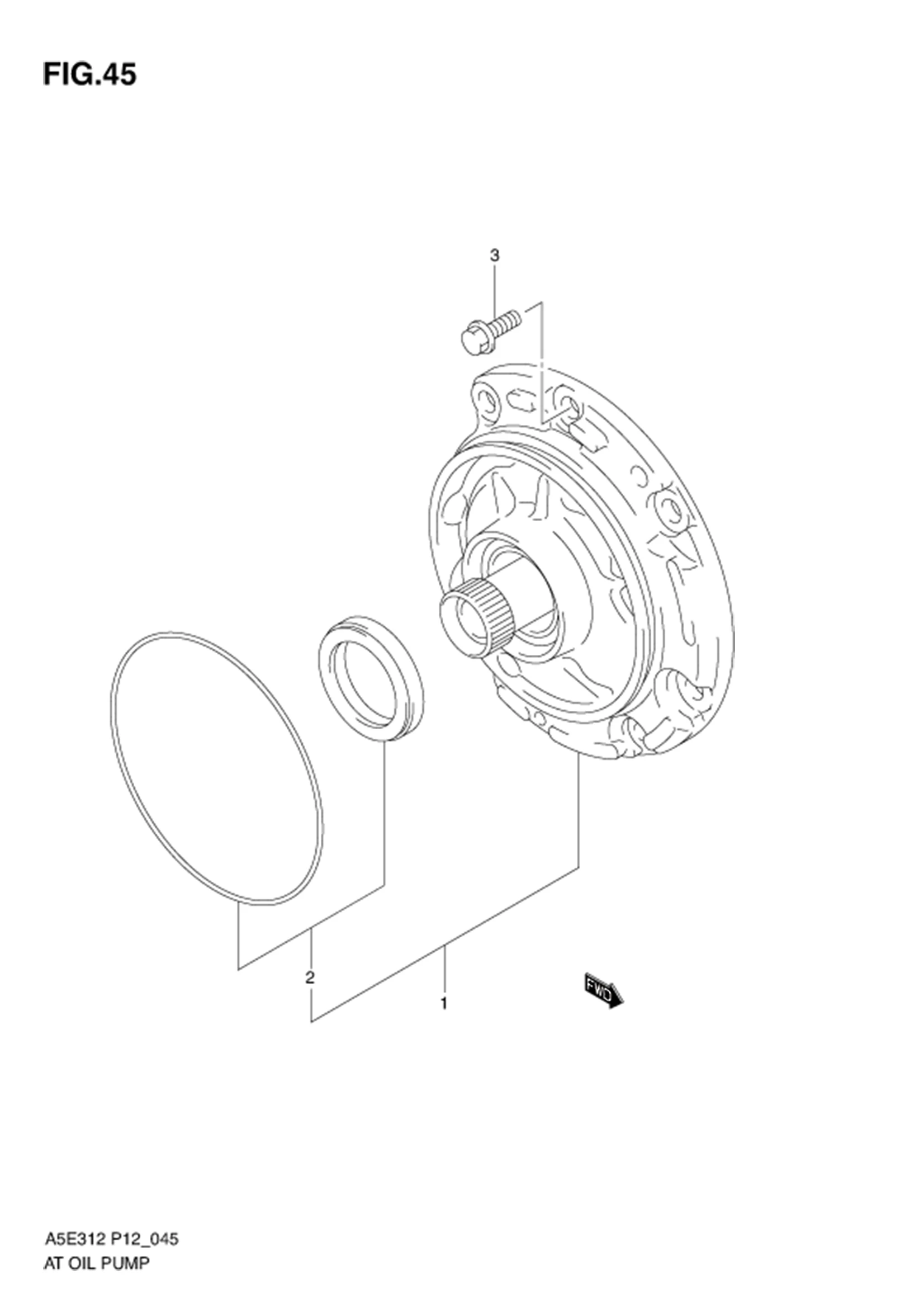 FIG.45 AT OIL PUMP (AT)