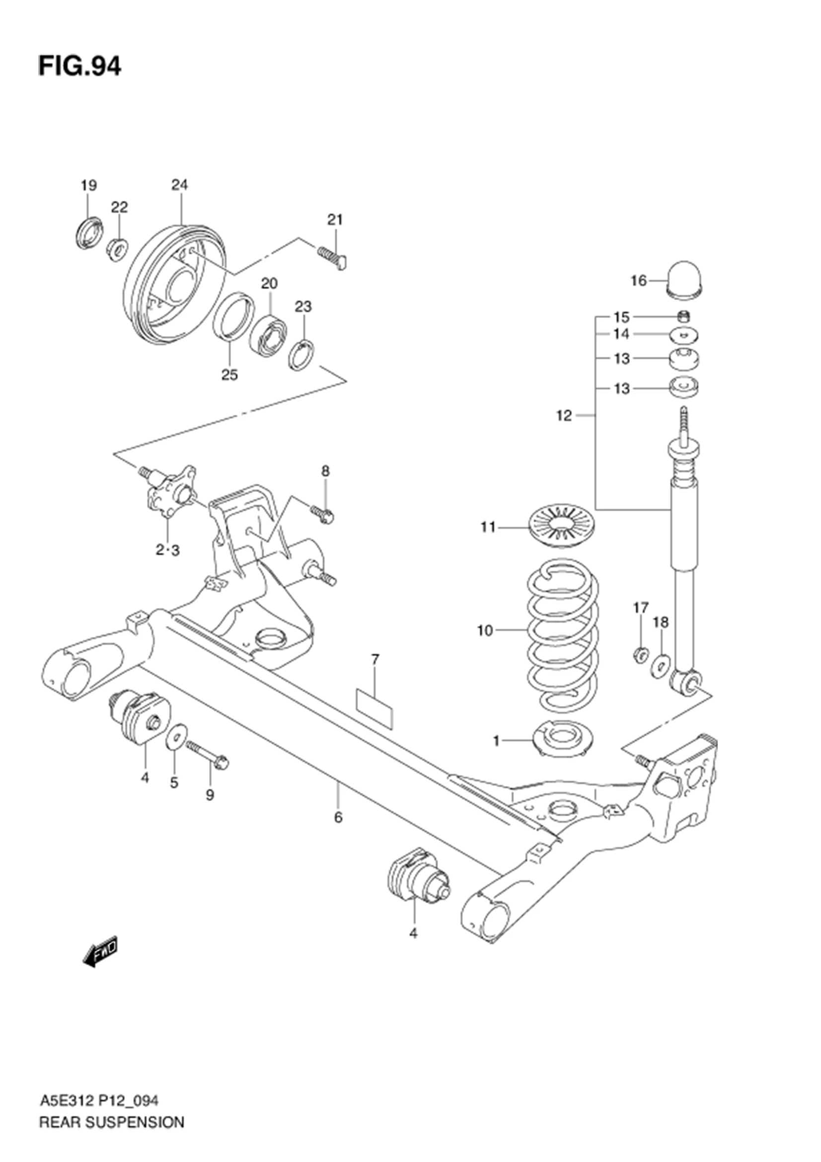 FIG.94 REAR SUSPENSION