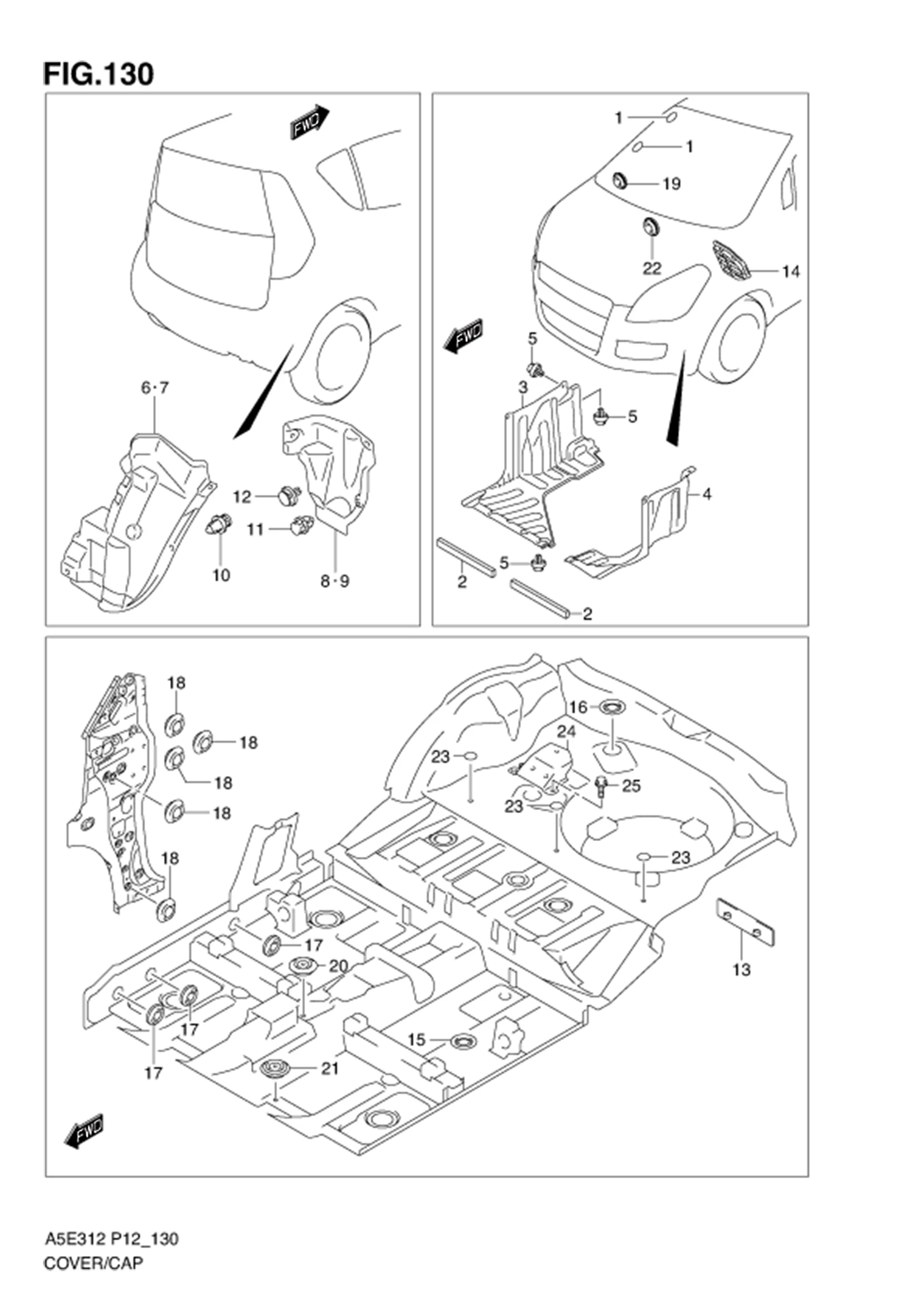 FIG.130 COVER/CAP