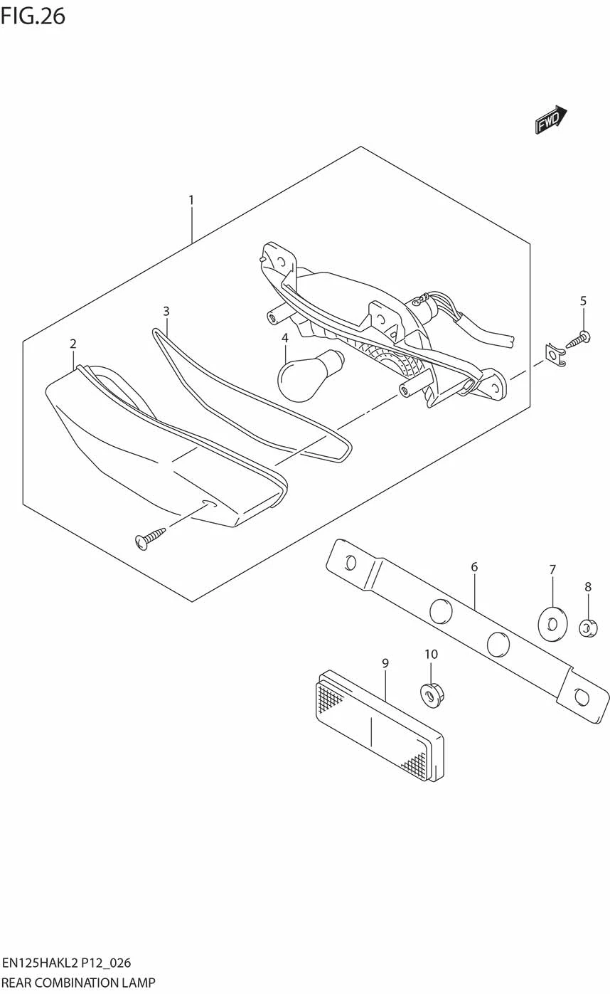 FIG.26 REAR COMBINATION LAMP