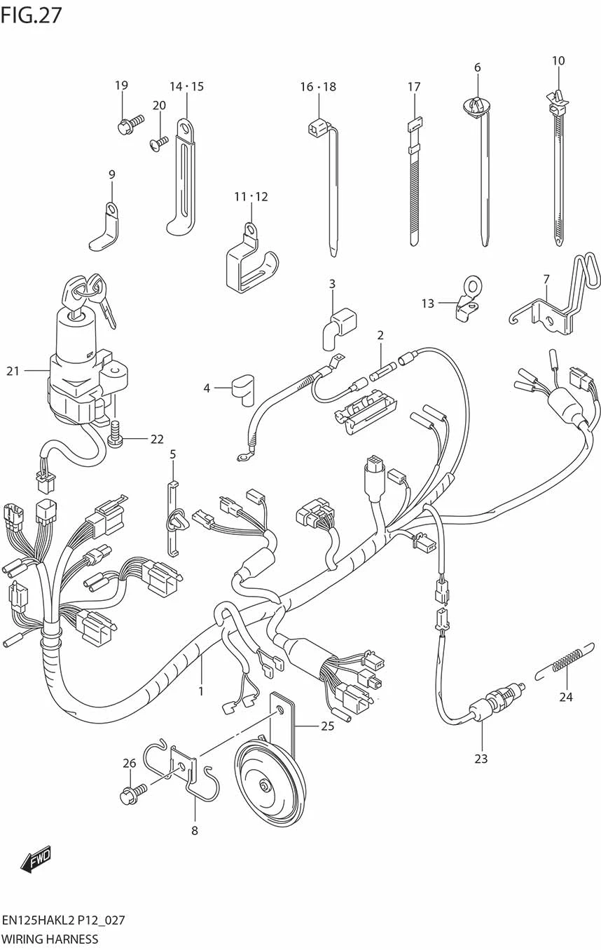 FIG.27 WIRING HARNESS