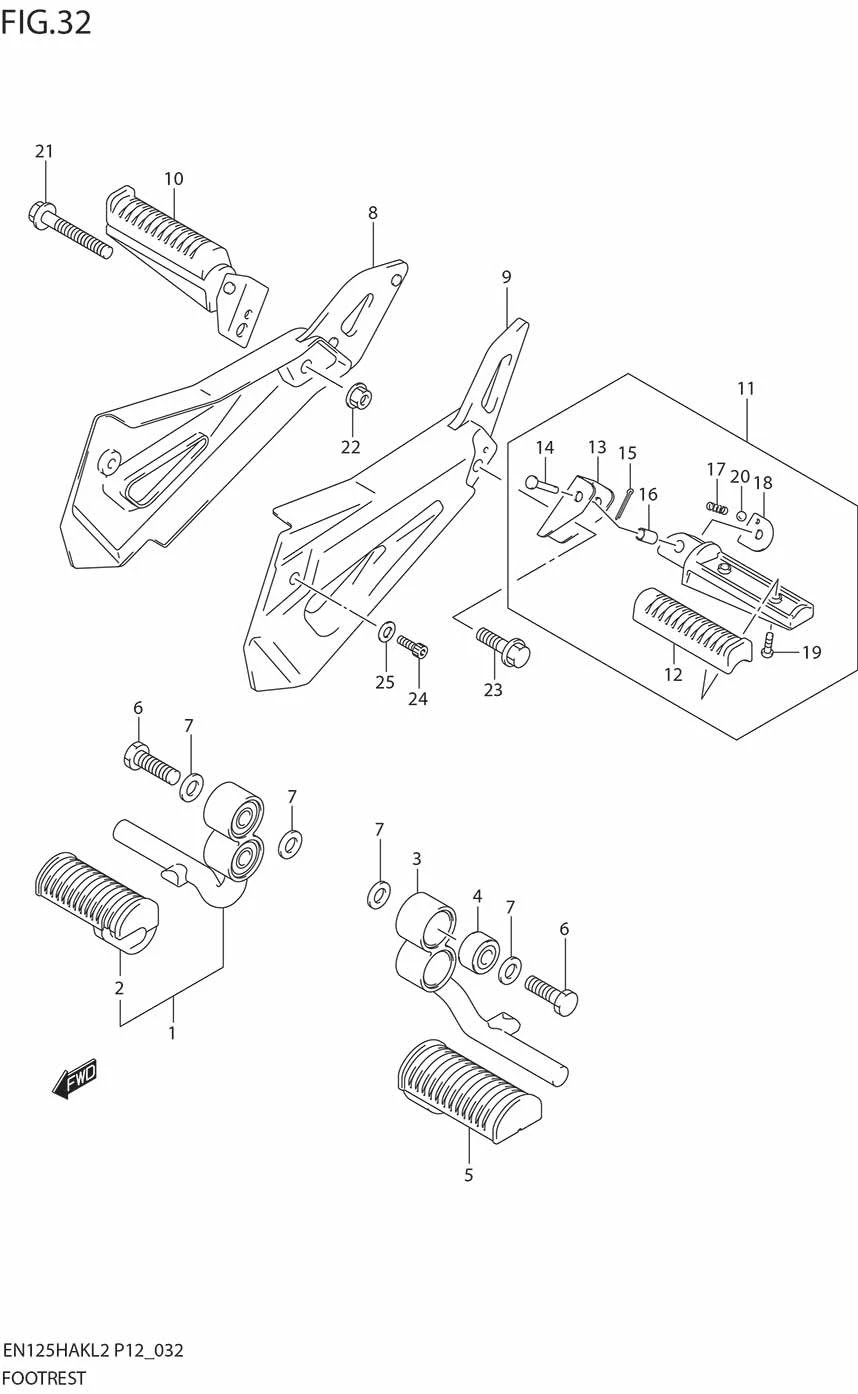 FIG.32 FOOTREST