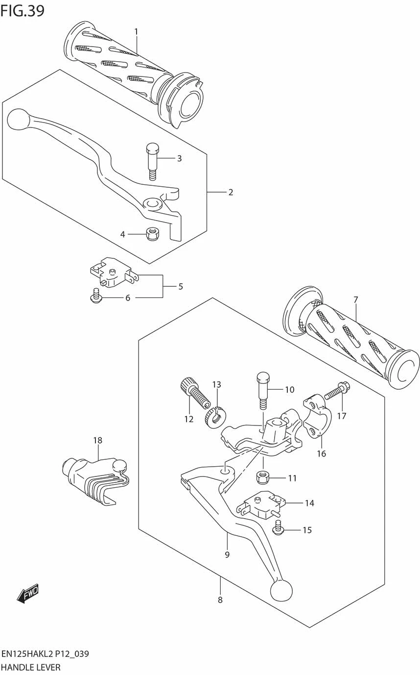 FIG.39 HANDLE LEVER