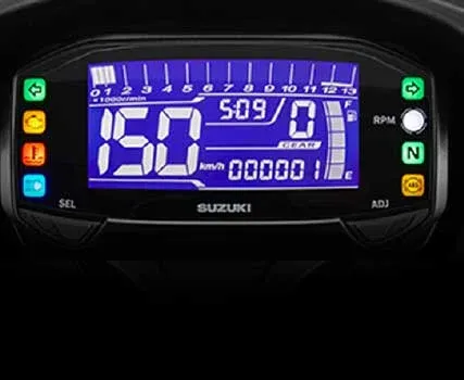LCD speedometer backlight