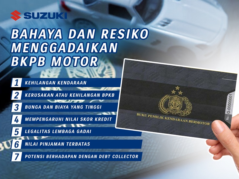 Bahaya dan Resiko Menggadaikan BKPB Motor