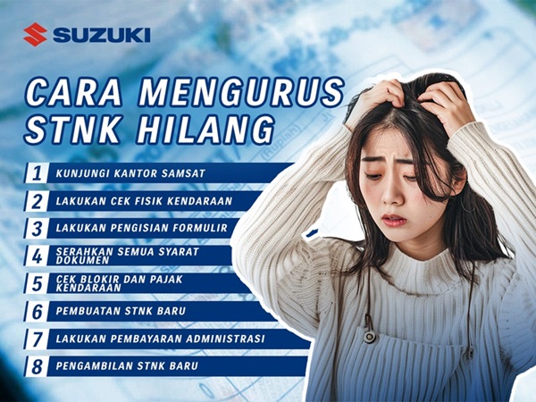 Cara mengurus STNK yang hilang